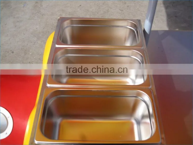 PORTABLE COMPARTMENT SINK HOT DOG CART FOOD TRUCK