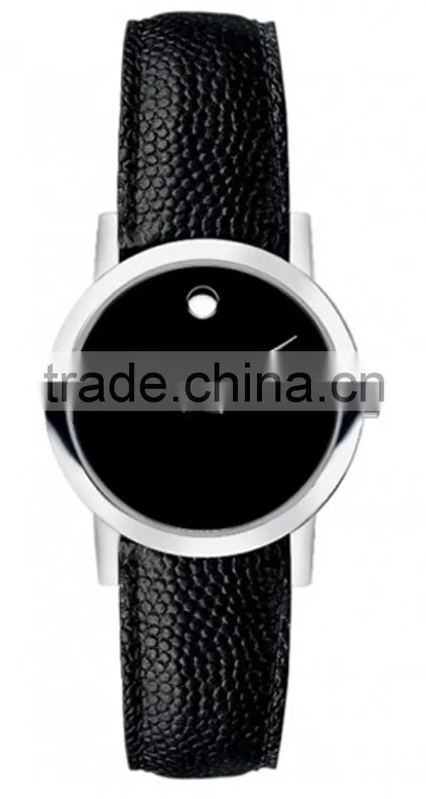 the unique black leather women watches