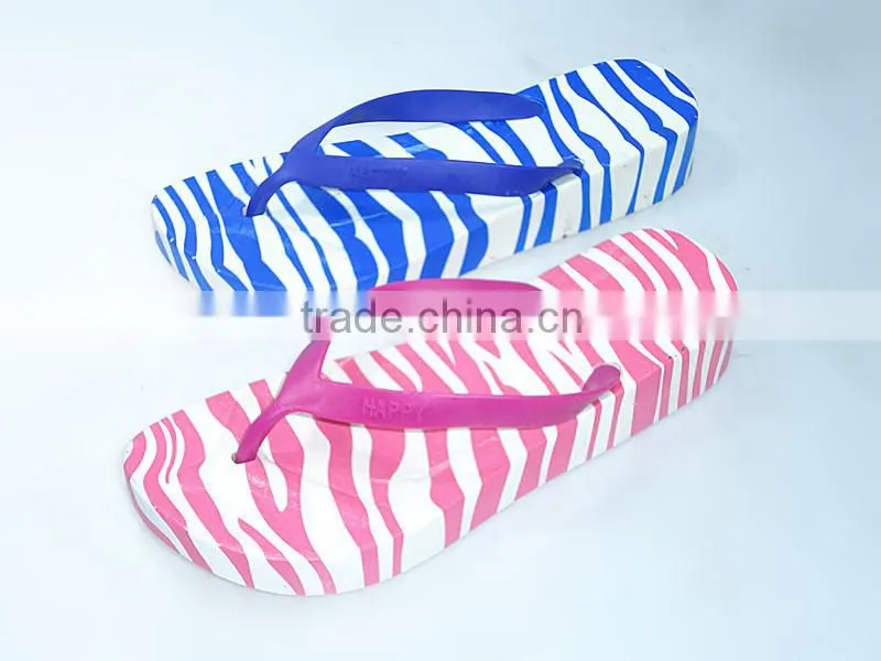 2015 Color printting PCU LADY Flip Flop