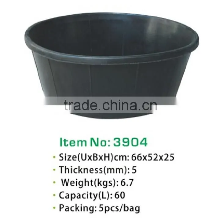 heavy duty rubber buckets,strong handle pails