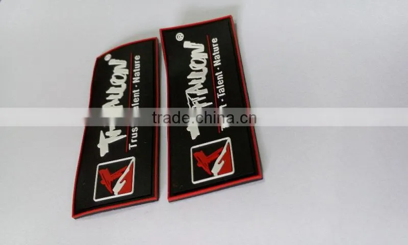 Wholesale custom soft 3d PVC rubber patch