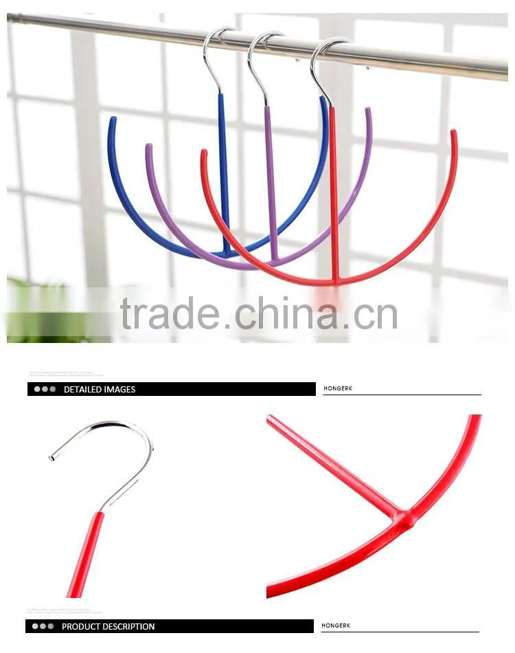 multi pvc coated metalshoe display hook