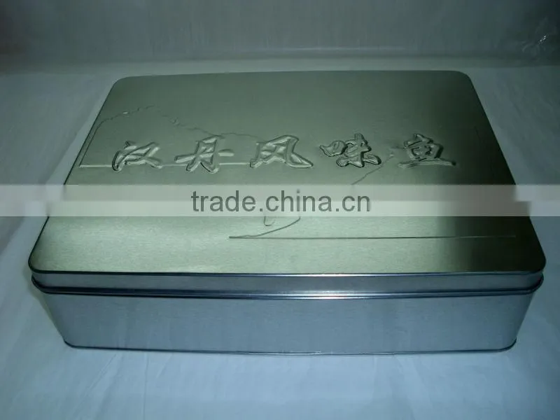 rectangule tin box,tin box for candy,big rectangule food tin