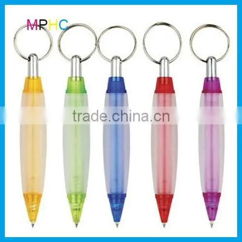 Fancy Portable Small Bottle Shaped Ballpoint Pens with cord for mobile/keychain