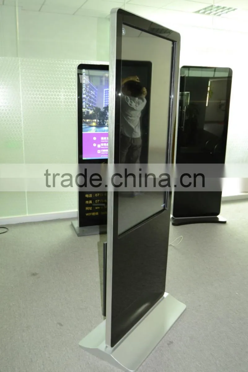 42 Inch Floor Standing Android Wifi Touch Screen Kiosk with photo print funtion