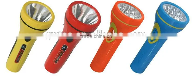 7 LEDs electric charge torch lights GT-8137