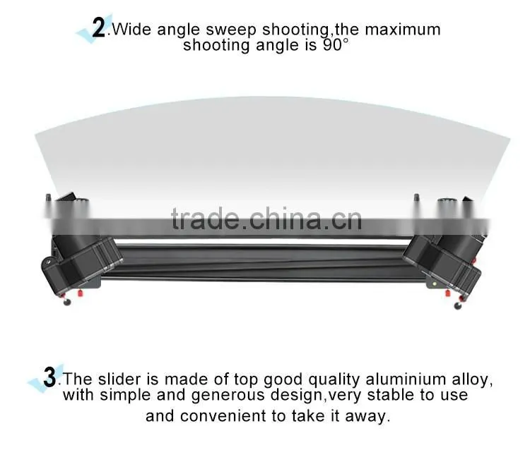 Professional timelapse slider for studio video shooting motorized slider newest