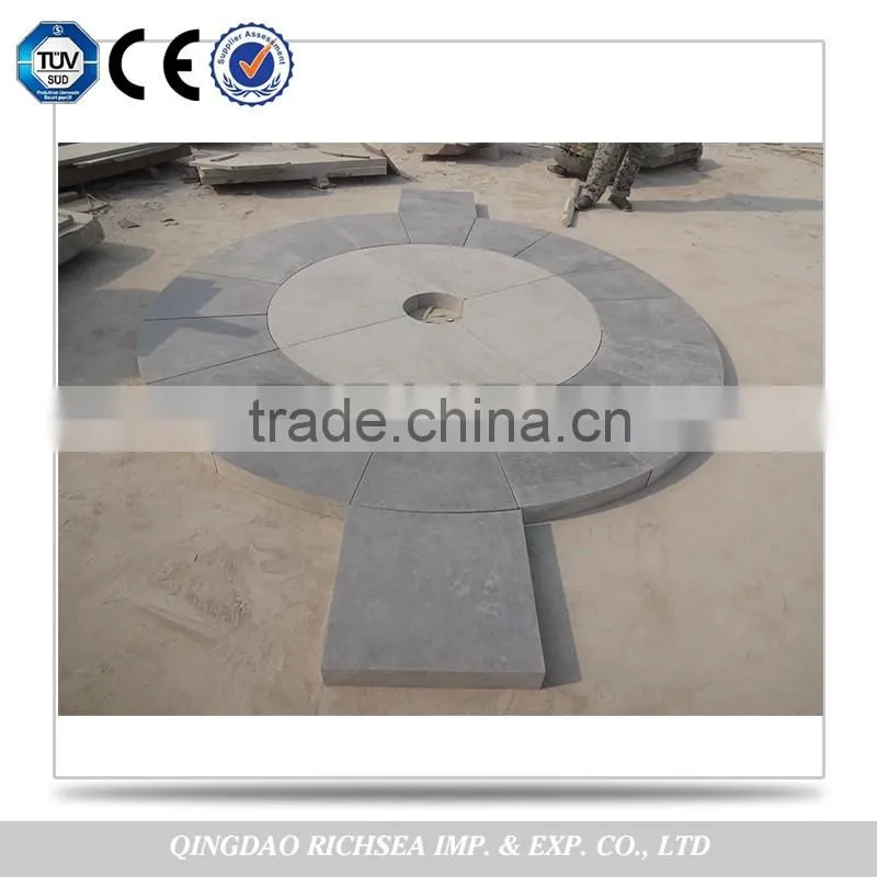 China Shape Beauty Blue Stone Chiselled Blue Limestone