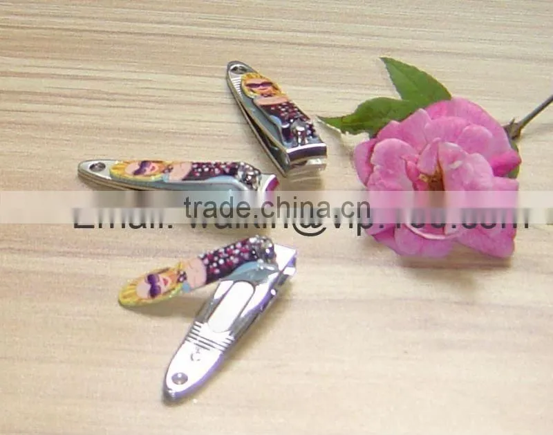 cute nail care tool with girl's design