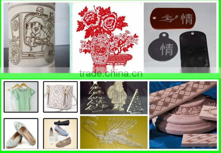 Dowell high quality multi-functional laser engraving machine for metal non-metal/double-head laser engraving and cutting machine