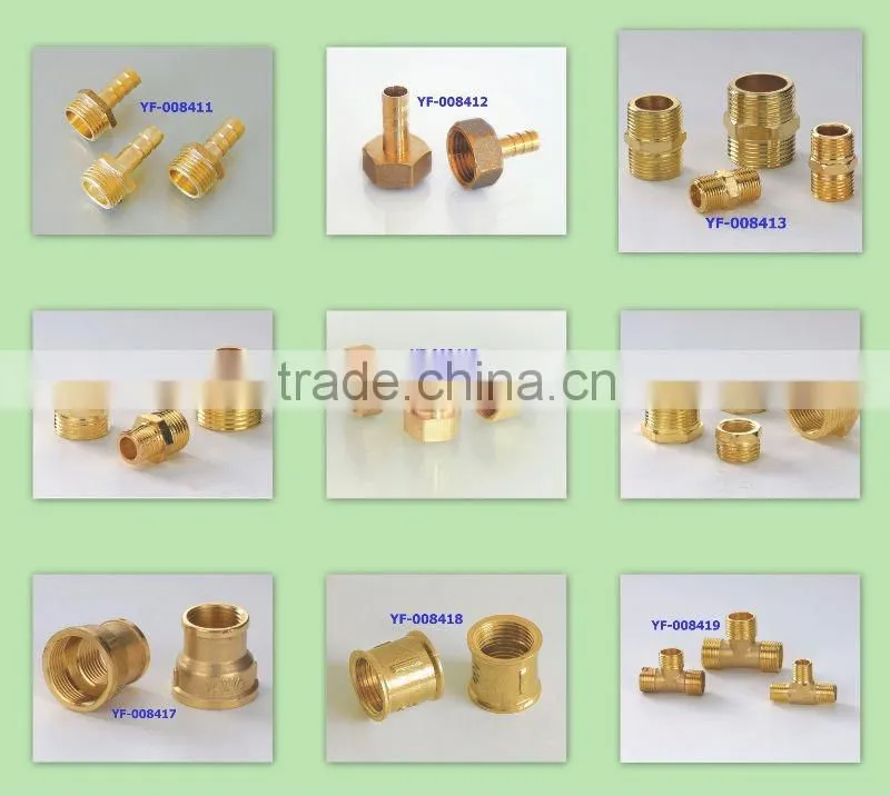 Iron double thread nipple