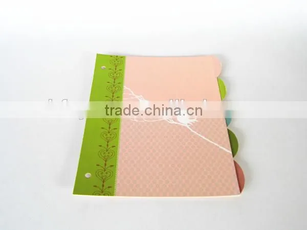 manila color 8 tab insert A4 divider