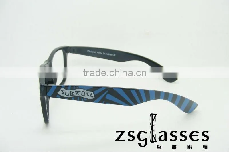 Fashion cheap promotion sunglasses/ factory design full color mirror glasses printing logo/spectacles/transparent lens glass