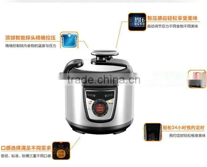 Stainless Steel Electric Multi Pressure Cooker with Nice Design