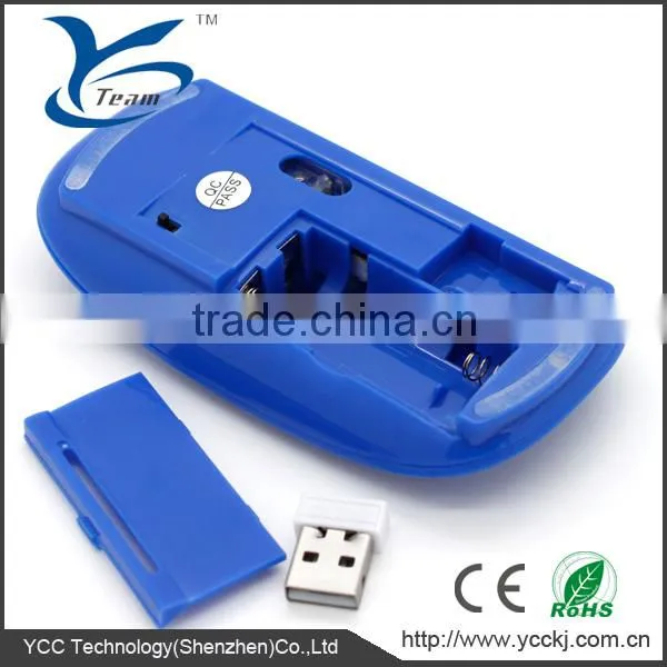 2013 New foldable wireless mouse, mini bluetooth mouse, 2.4g air mouse