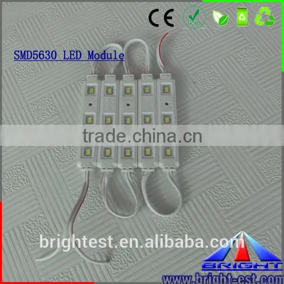 High quality!!!20pcs SMD5050 5630 5730 LED module DC12V IP65 Waterproof