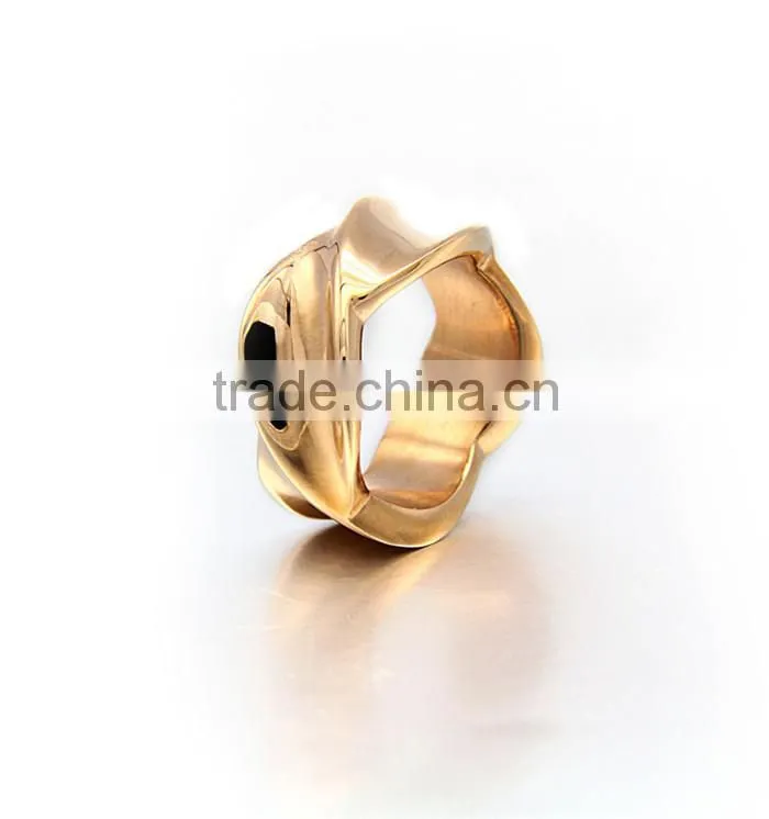 Hot sale stainless steel ring unique style jewellery ring blanks wholesale