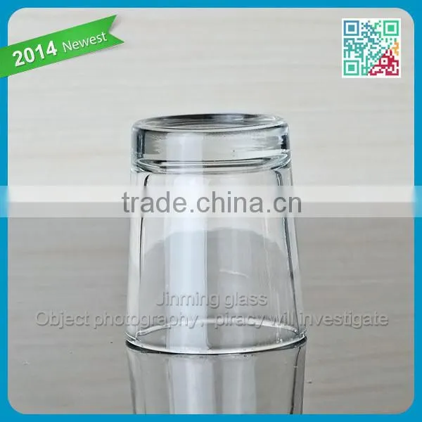 Transparent Wholesale Christmas Promotion Hand printed Shooter Glass Christamas dinnerware shot glass for drinking