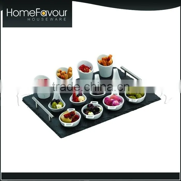 Authentic Factory Promotional Slate Placemat 4pcs Tapas Set