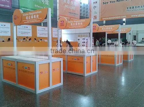exhibition reception counter