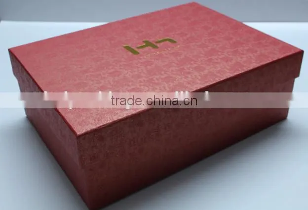 High quality logo printed shoe box,paperboard storage shoe box