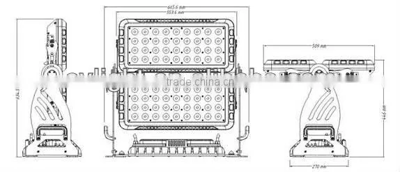 Outdoor Stage Lighting 72PCS 10W LED RGBW Wash Light