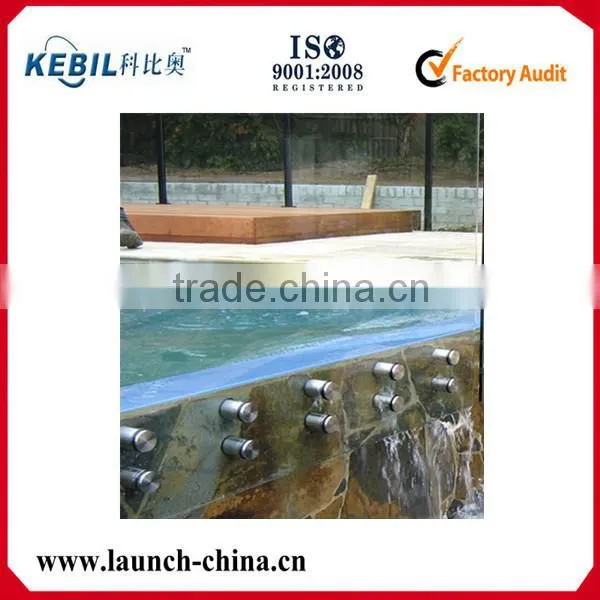 stainless steel M10 wall mounted sign standoff for balcony glass railing design