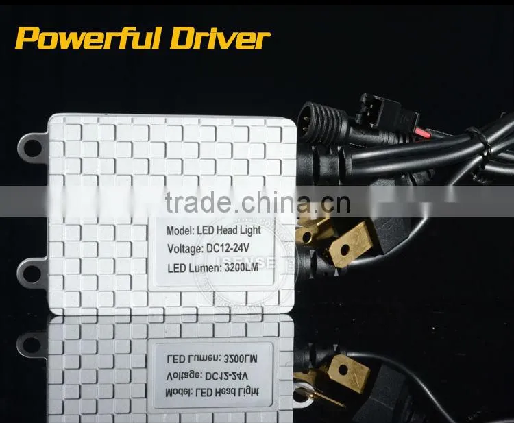 Guangzhou auto parts led headlight h9, h9 socket led lamp, h9 led headlight 3600lm for toyota