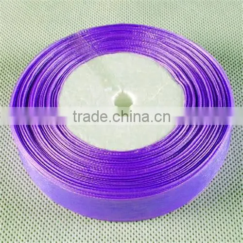 2014 Wholesale 100% Polyester Packing Organza Ribbon,Printed Ribbon Rolls