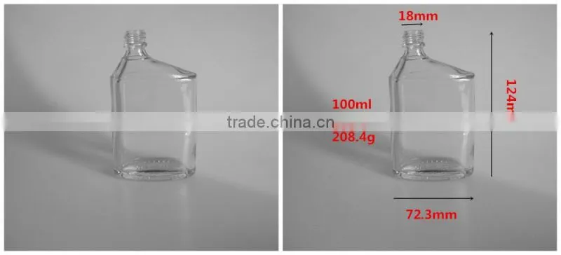 100ml empty glass wine bottles wholesale