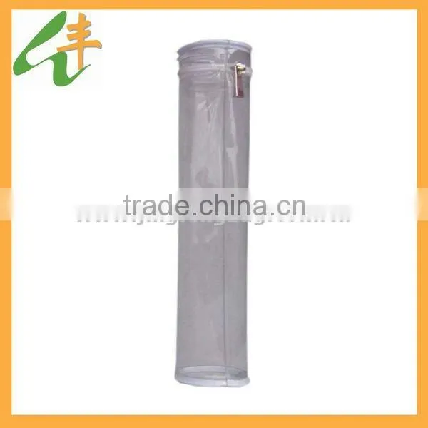 hot sale fashion zipper clear pvc pencil bag