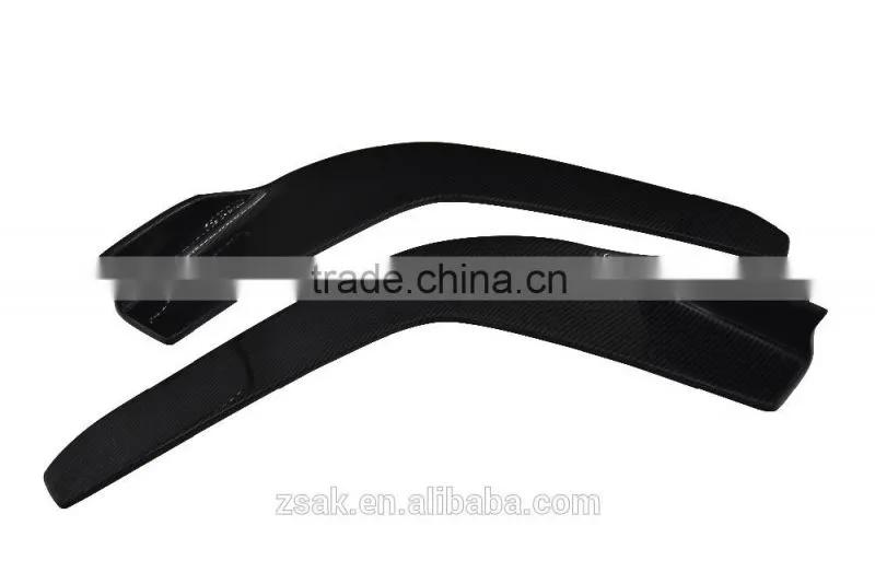 Universal carbon fiber front bumper lip diffuser