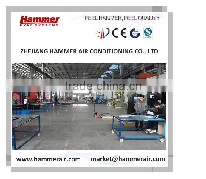 CE certified water chilled Cassette fan coil unit