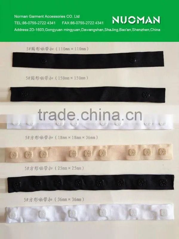 plastic snap tape garment accessories