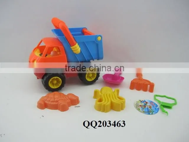 Plastic toy sand beach play set