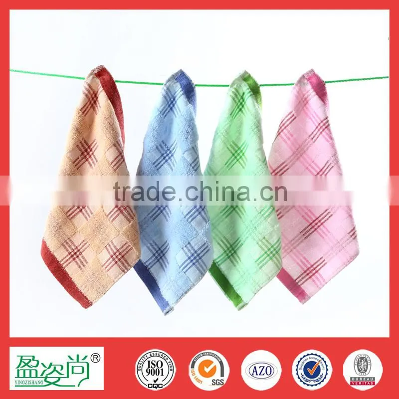 Custom high quality terry and reactive printed 100 cotton small face towel