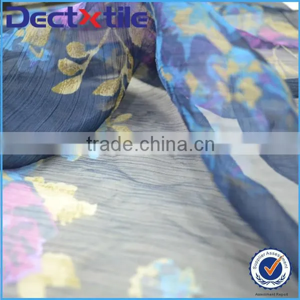 100% polyester printed fabric in 3d digital printed for clothing