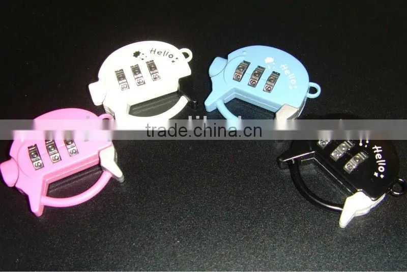 FACTORY SALE!! 2016 popular Colorful cute pig zinc lock