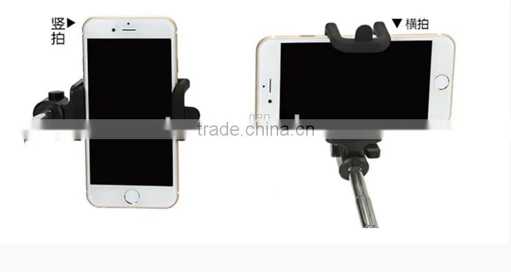 2015 Generation 3 Preminum Selfie Stick With Bluetooth Control Monopod With Fold Clip