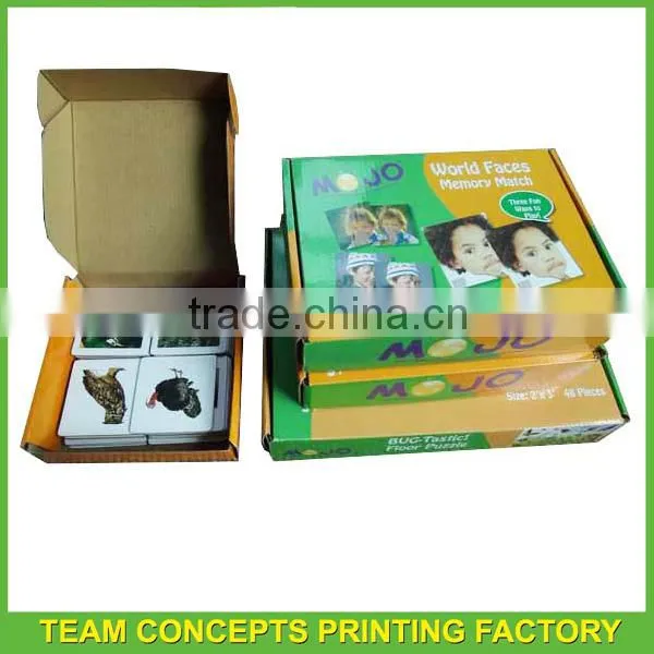 Small animal puzzle card for children educational