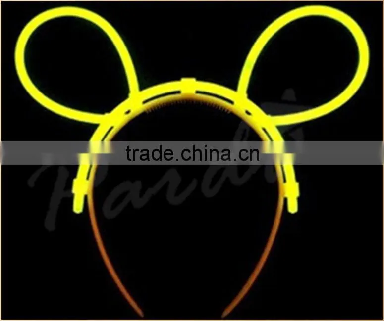 Hot carnival party glow hairclip glow in the dark hair band