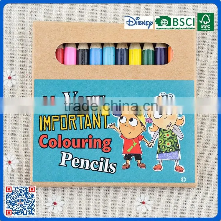 12 colors eco-friendly pencils for children