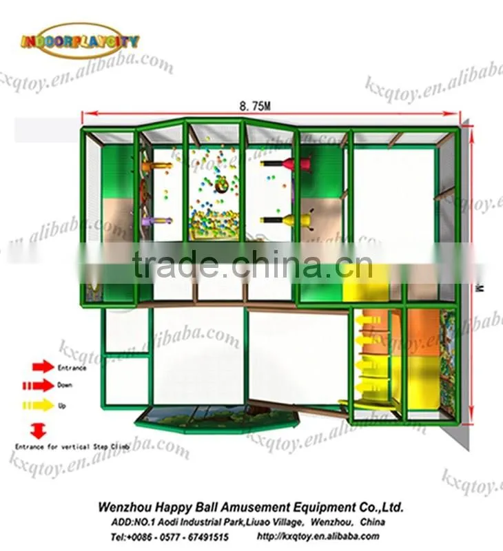 Mashimaro illustration jungle adventure soft indoor playground equipment