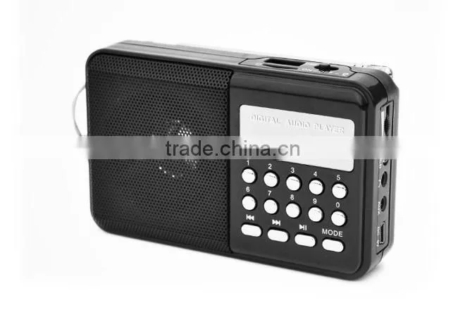 Robot-098 Portable card speaker,digital fm radio,Led lights,portable mini speaker with fm radio,radio fm