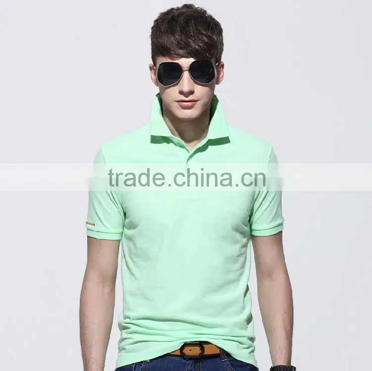 custom original cotton plain color design quick dry moisture transfer golf polo shirts