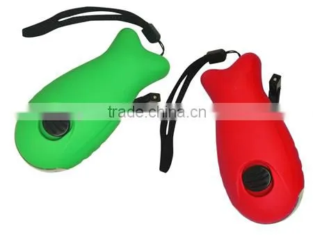 fish dynamo flashlight for promotional