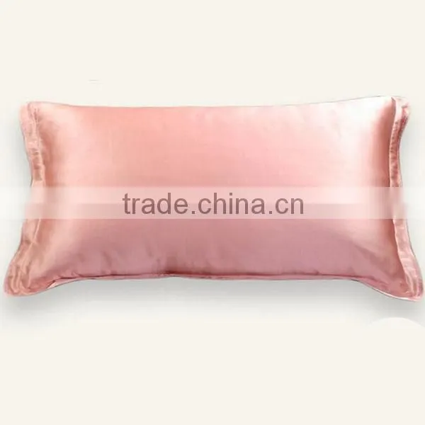 wholesales fashion solid color 100% pure silk pillowcases
