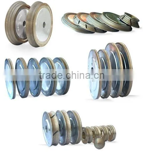 Glass work use grinding and polishing wheel