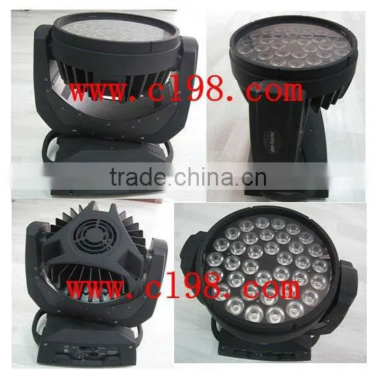 Guangzhou stage llighting 36*8W RGBW 4 in 1 led moving wash light