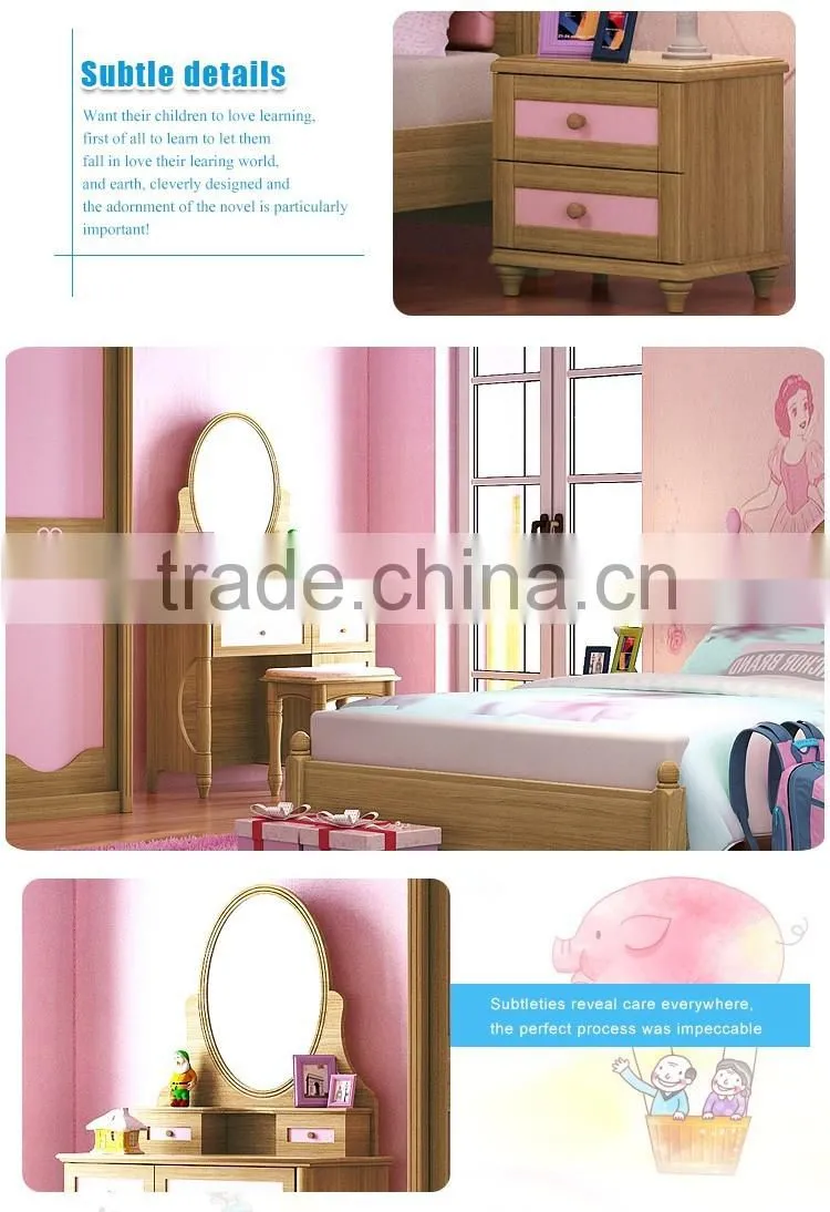 cute girls pink children bedroom furniture twin size